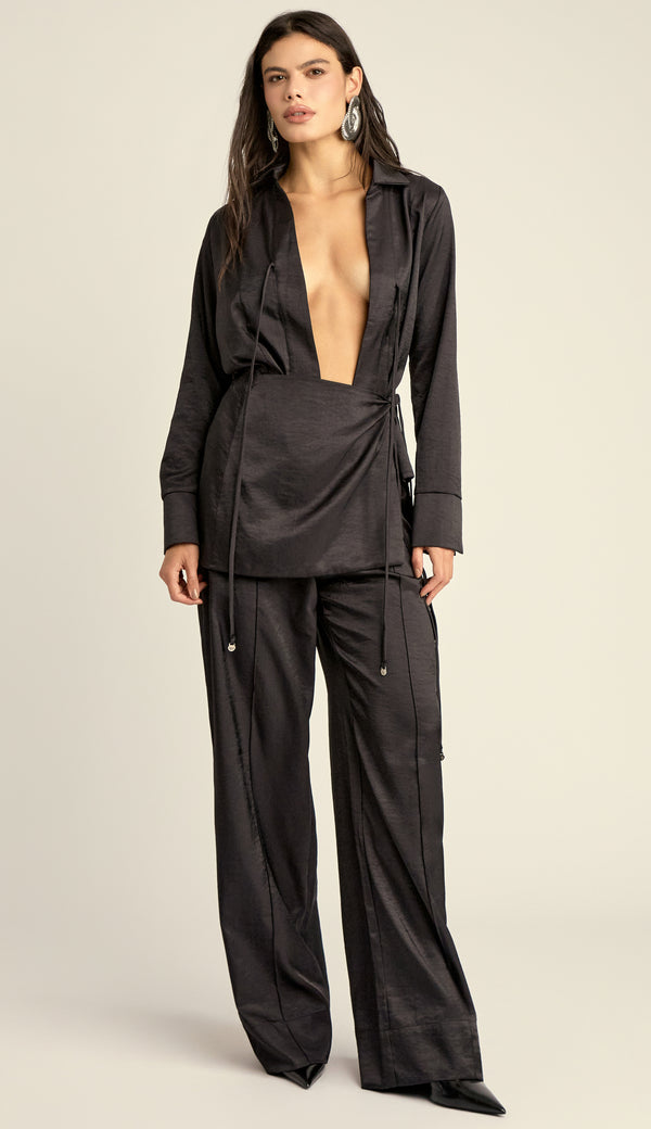 Conjunto Alfaiataria Acetinada Larissa | Laguna