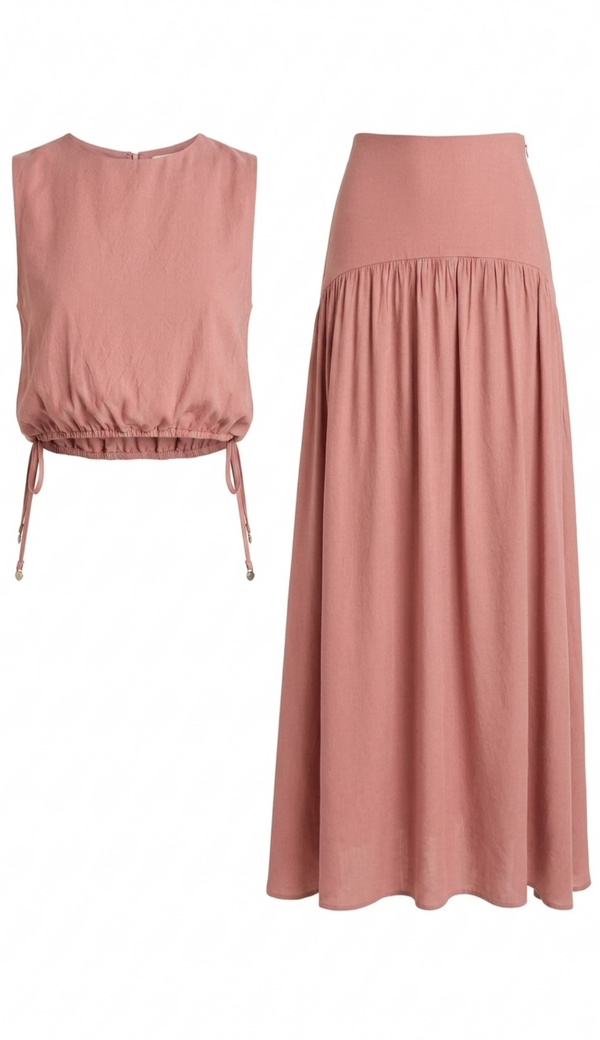 Conjunto Longo Poliviscose Linho Lavínia | Laguna