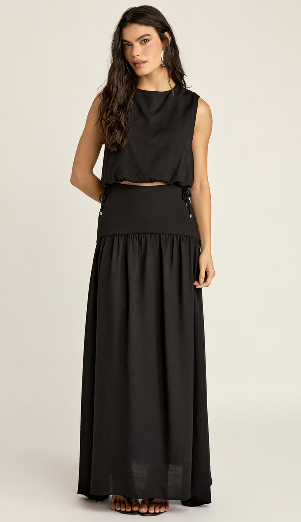 Conjunto Longo Poliviscose Linho Lavínia | Laguna