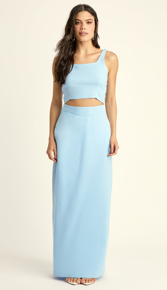 Conjunto em Linho Naomi Azul | Laguna