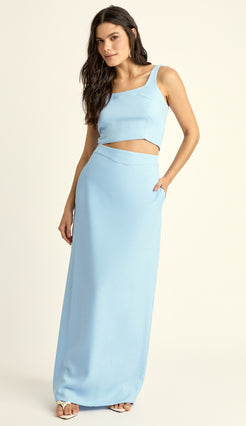 Conjunto em Linho Naomi Azul | Laguna