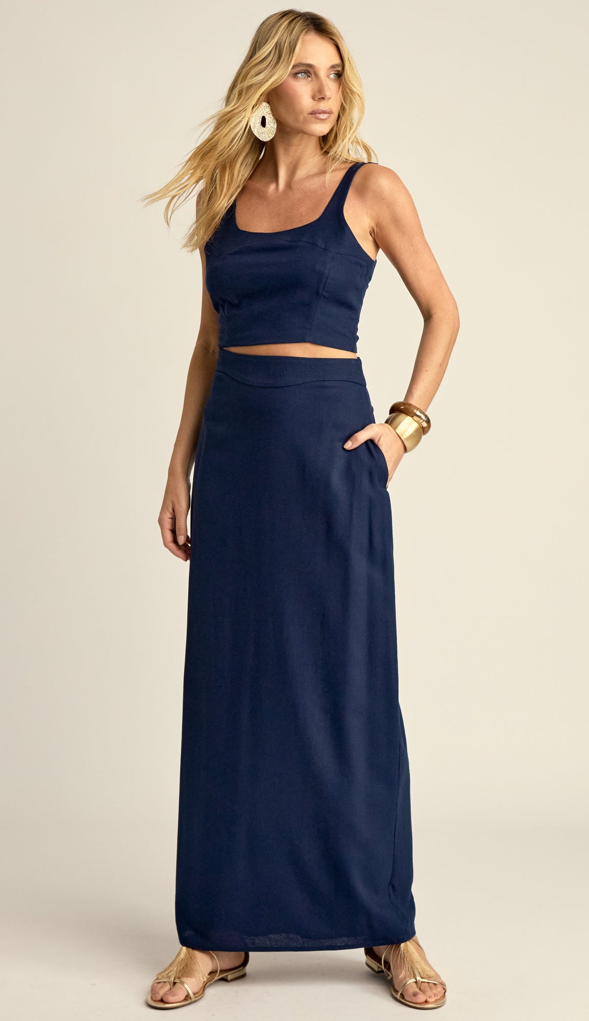 Conjunto em Linho Naomi Marinho | Laguna