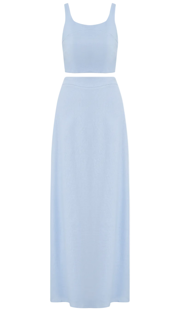 Conjunto em Linho Naomi Azul | Laguna