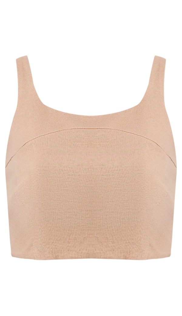 Conjunto em Linho Naomi Caqui | Laguna