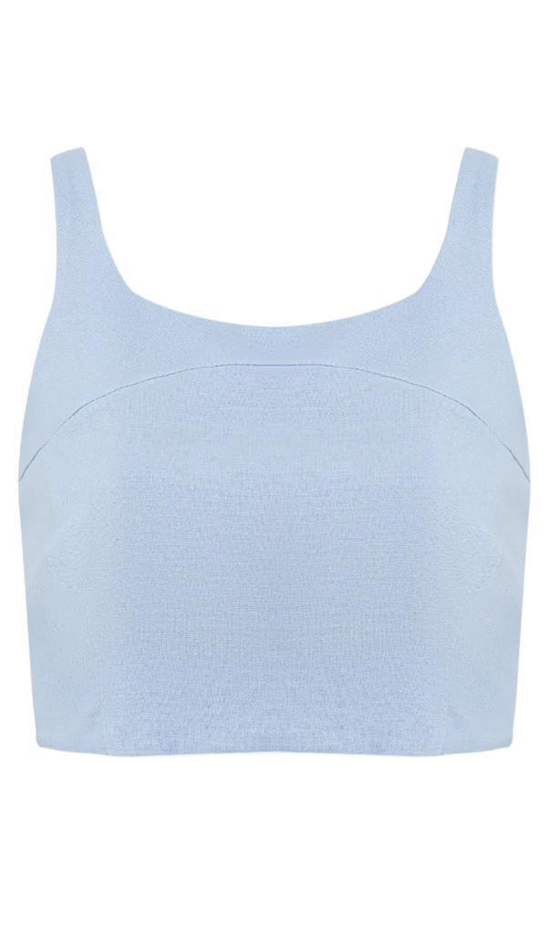 Conjunto em Linho Naomi Azul | Laguna