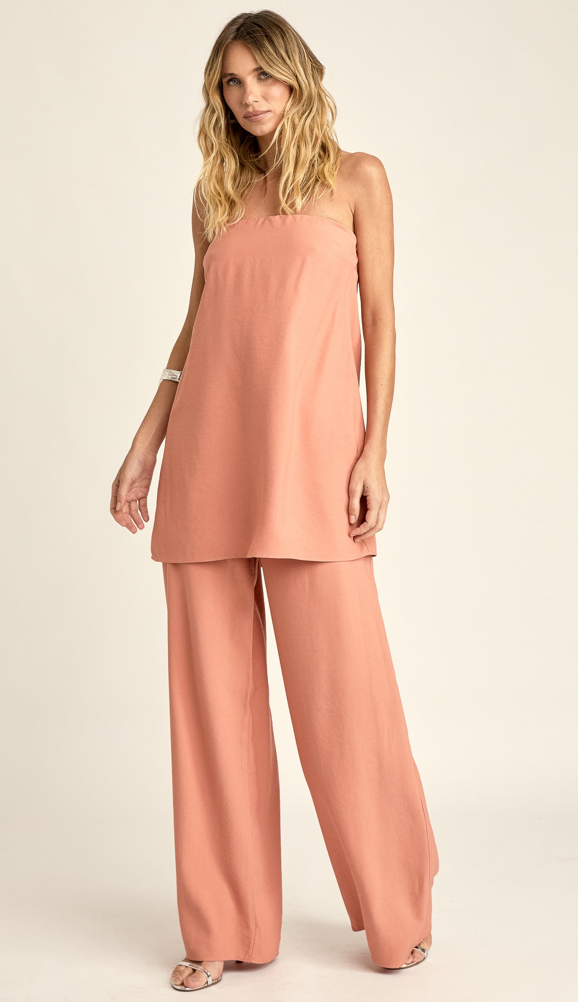 Conjunto Alfaiataria Viscose Kiara Rosê | Laguna