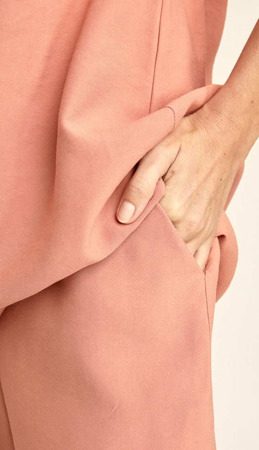 Conjunto Alfaiataria Viscose Kiara Rosê | Laguna