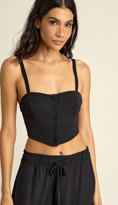 Conjunto Longo Crepe de Alfaiataria Luara Preto | Laguna