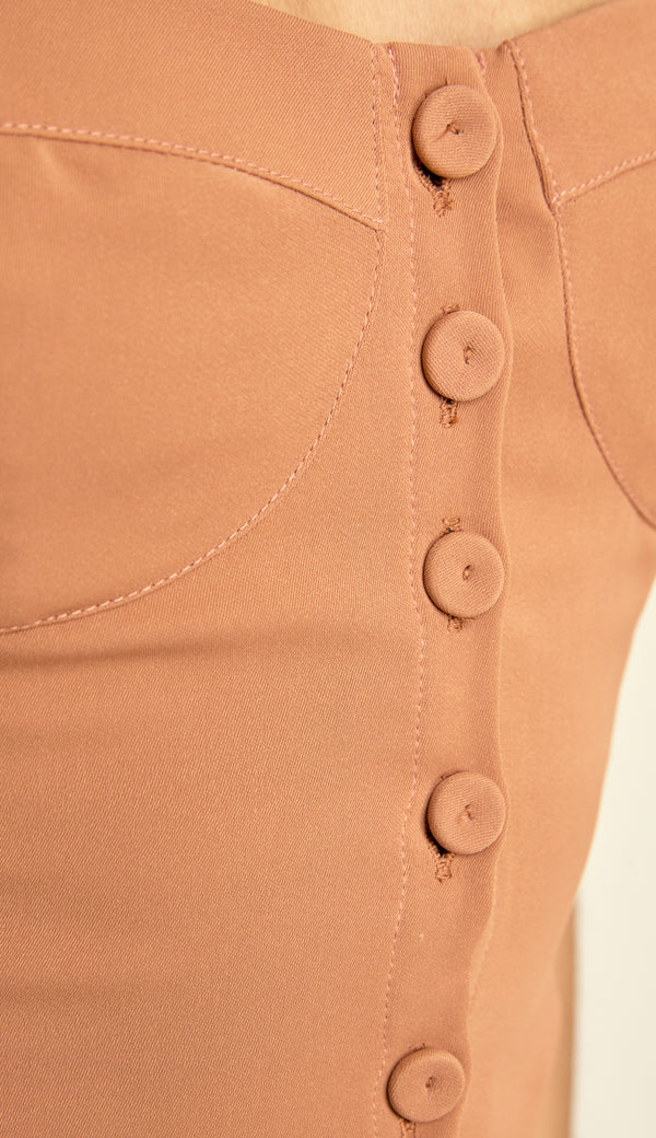 Conjunto Longo Crepe de Alfaiataria Luara Terra | Laguna