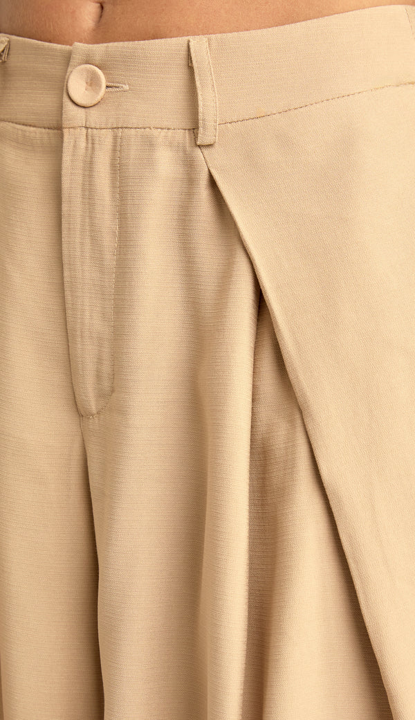 Conjunto Longo Alfaiataria Poliviscose Bruna Caqui | Laguna