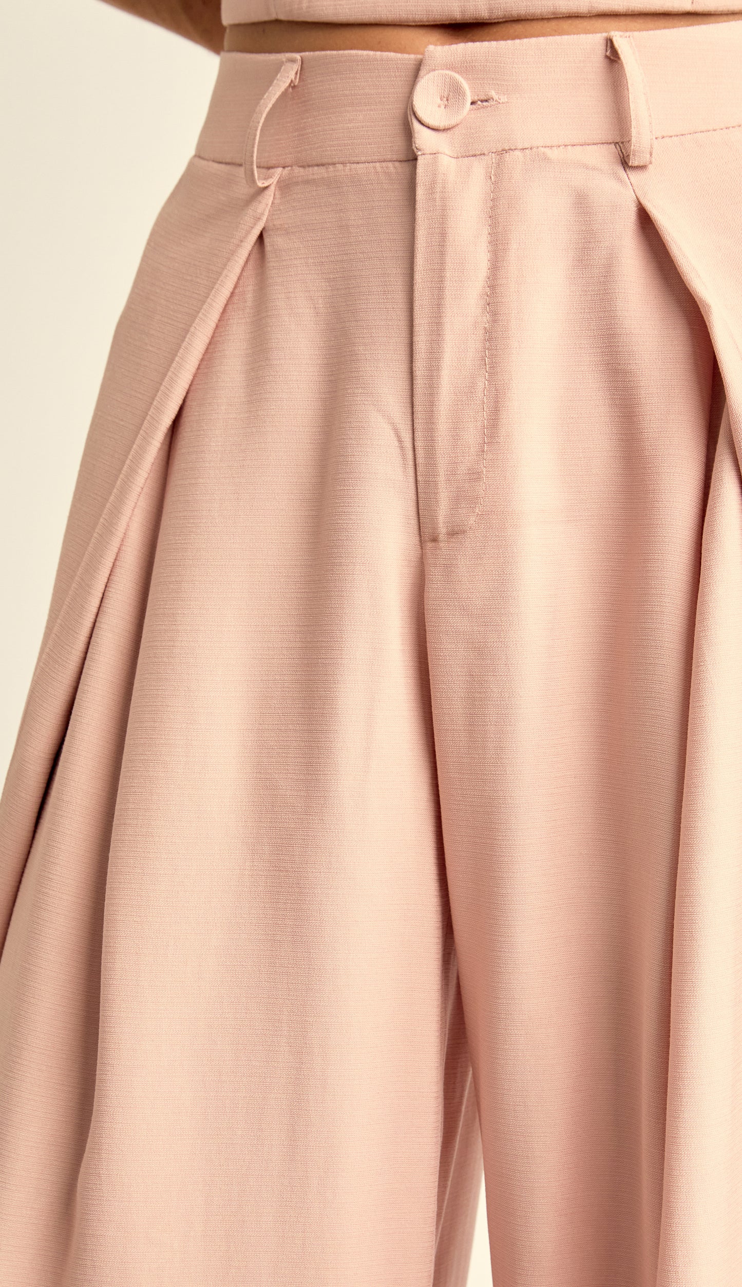 Conjunto Longo Alfaiataria Poliviscose Bruna Rosa | Laguna