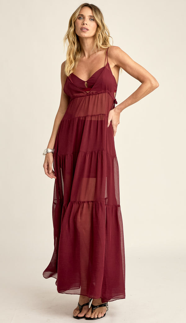 Trijunto Longo Chiffon Dominique | Laguna