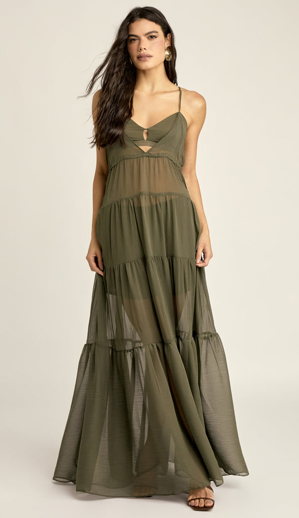 Trijunto Longo Chiffon Dominique | Laguna
