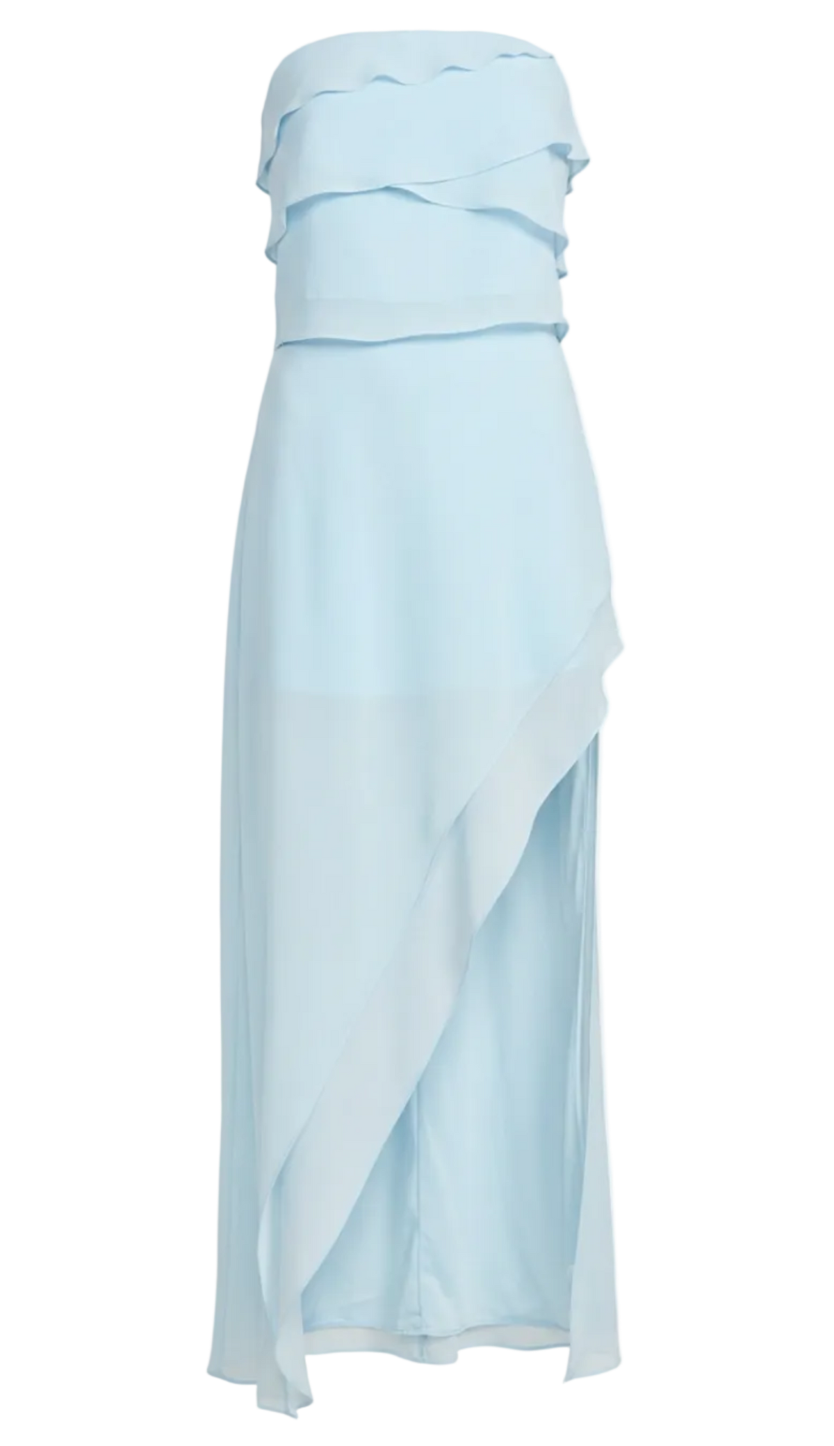 Conjunto Longo Festa Chiffon Brianna Azul | Laguna