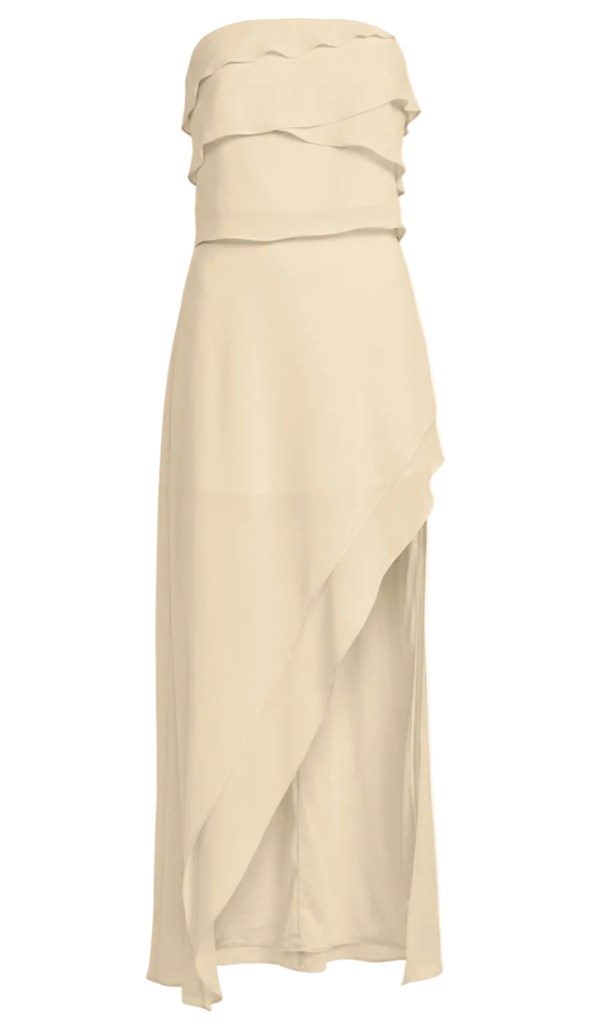 Conjunto Longo Festa Chiffon Brianna Off White | Laguna