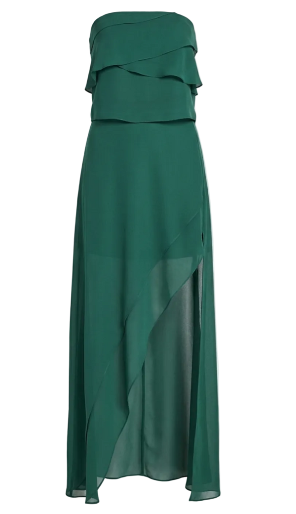 Conjunto Longo Festa Crepe Brianna Verde | Laguna