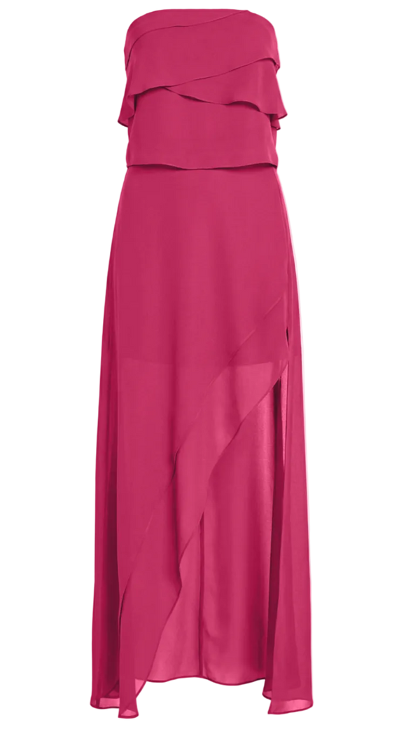 Conjunto Longo Festa Crepe Brianna Ameixa | Laguna