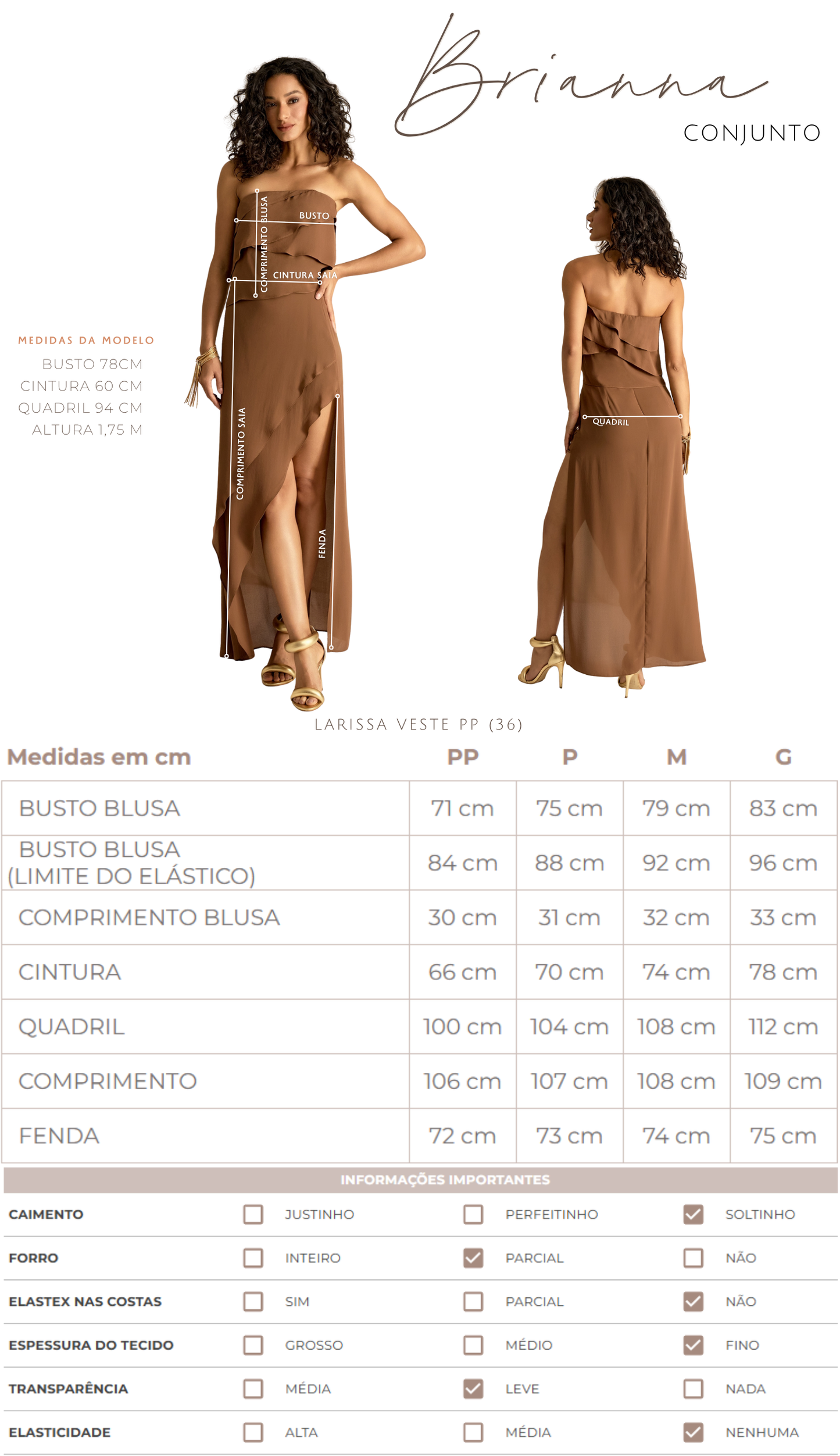 Conjunto Brianna Rosê