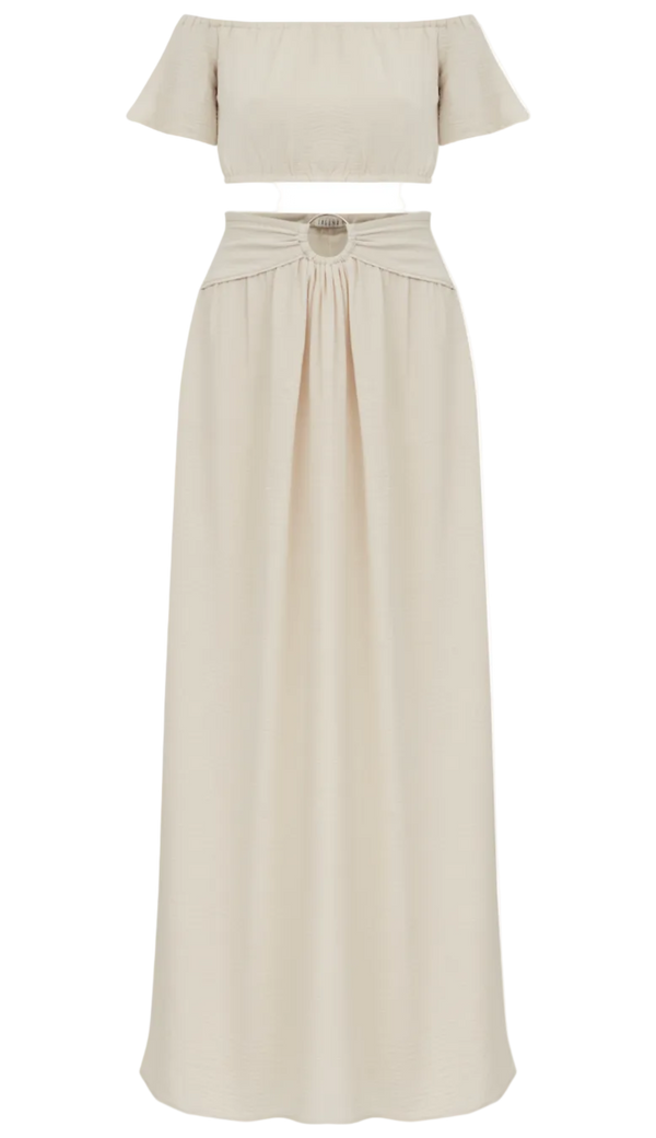 Conjunto em Crepe Texturizado com Efeito Amassadinho Berta | Laguna