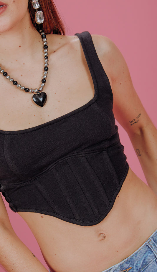 Blusa Dama Preto
