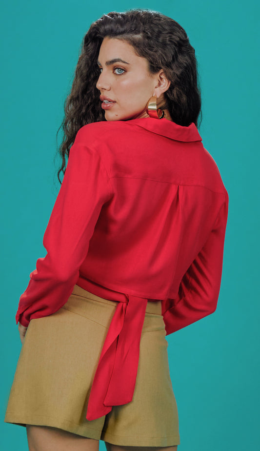 Blusa Fortaleza Cereja