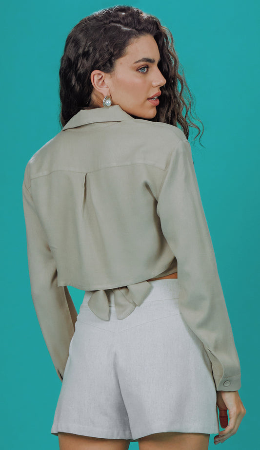 Blusa Fortaleza Caqui