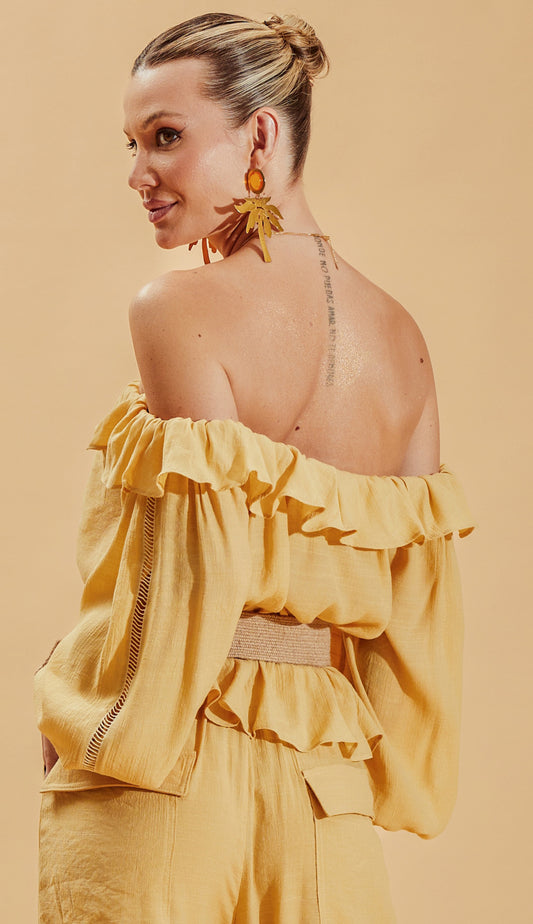 Blusa Jane Amarelo