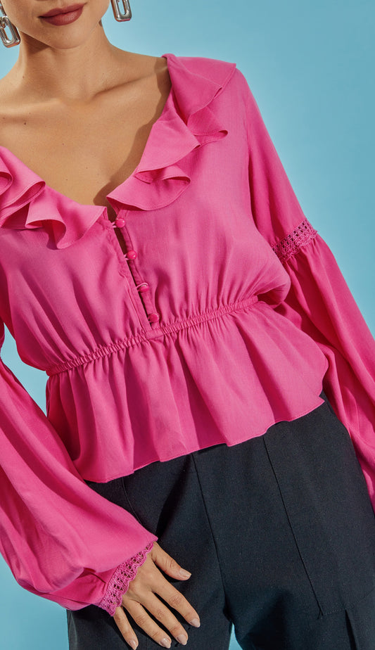 Blusa Jeniffer Rosa