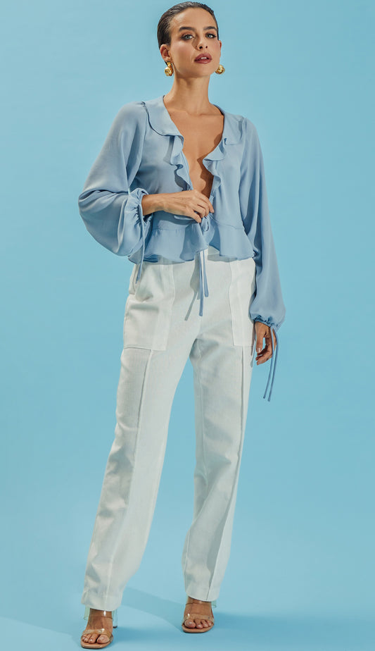 Blusa Judith Azul Claro