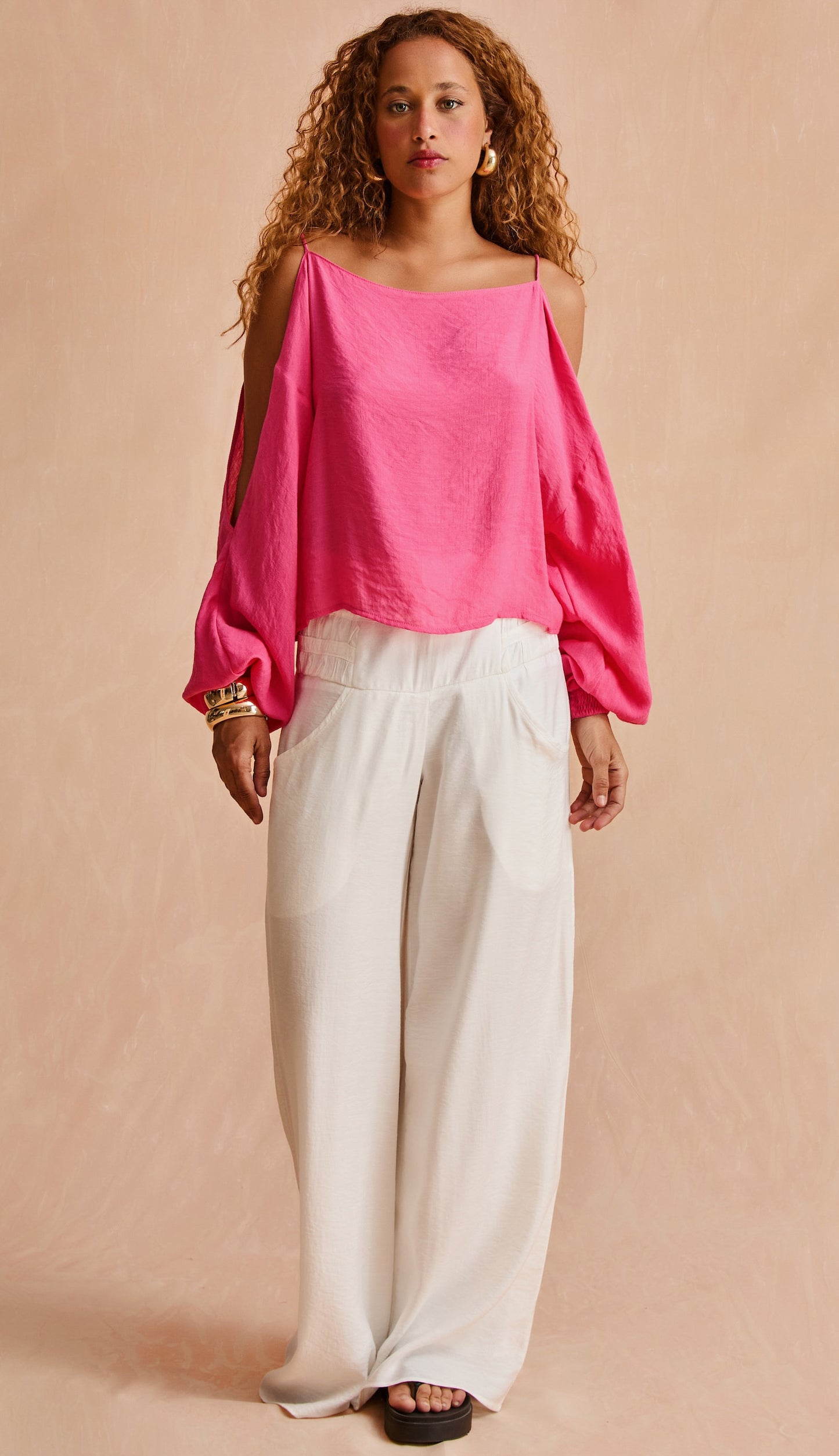 Blusa Leda Rosa