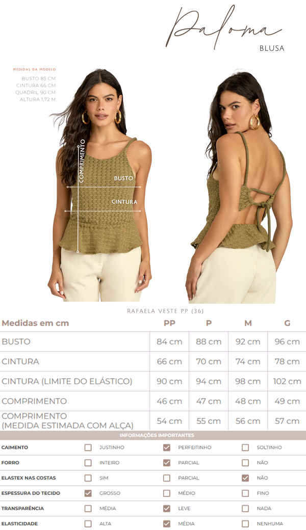 Blusa em Malha Tricô Paloma | Laguna