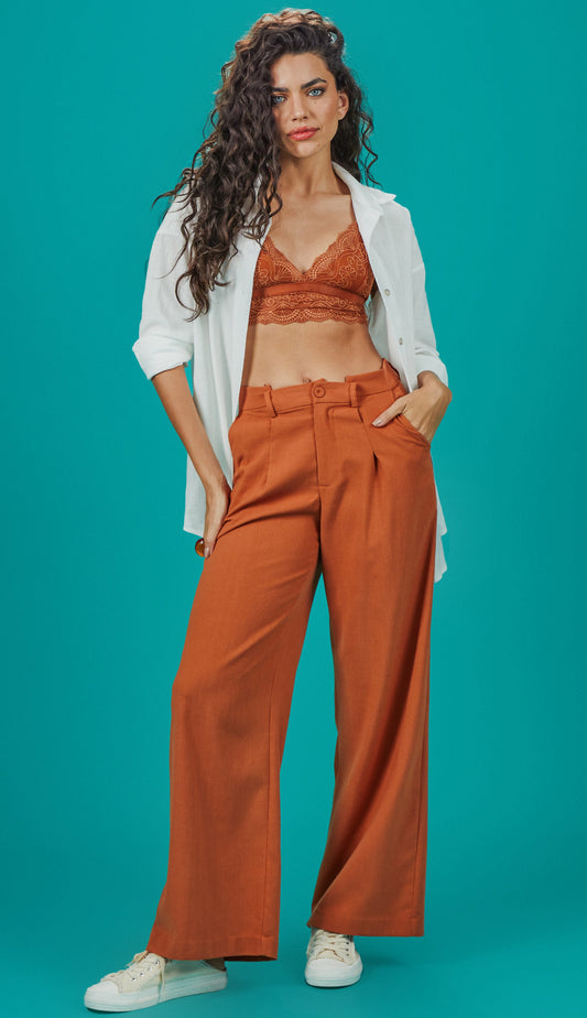 Calça Evangelina Caramelo