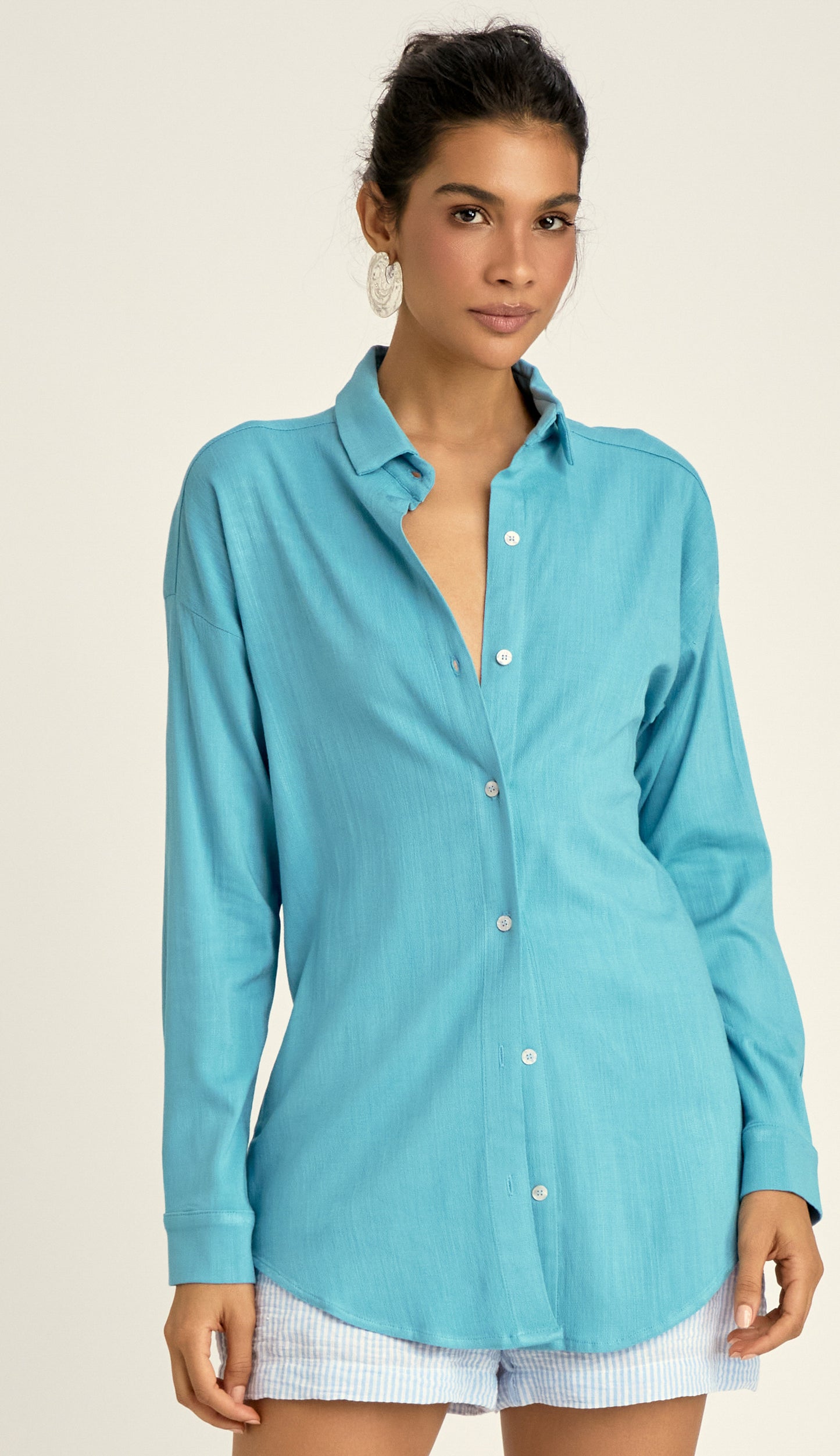 Camisa Salinas Azul
