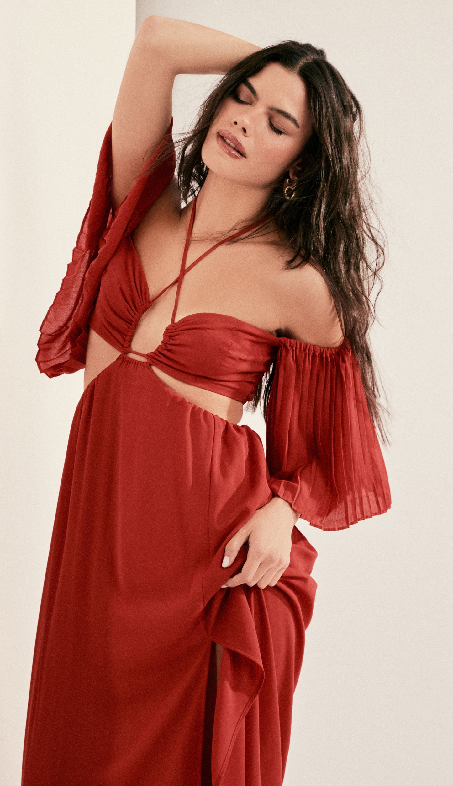 Vestido Aline Cereja