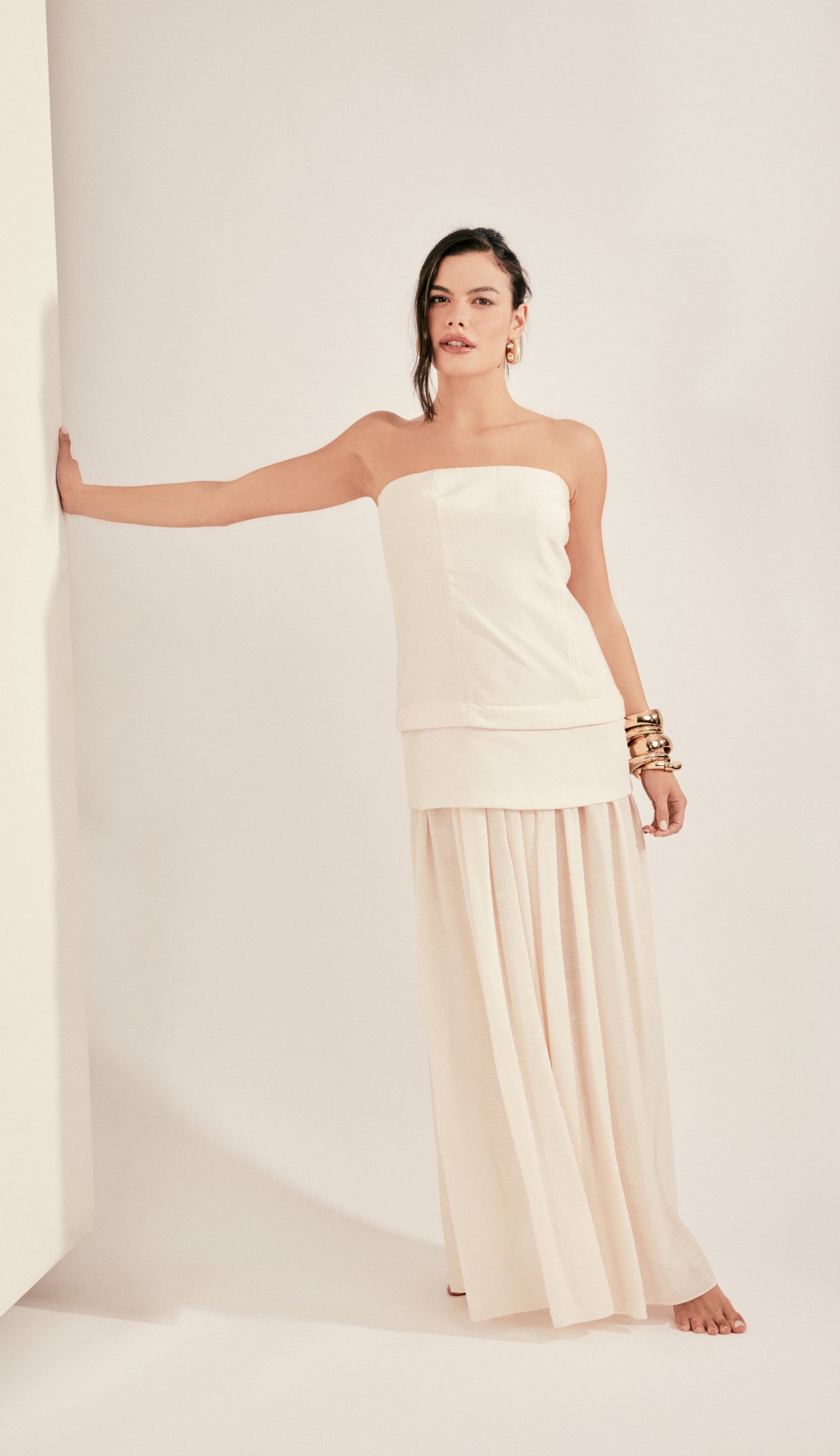 Vestido Laura Off White