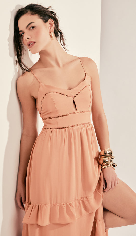 Vestido Fabrizia Mocha