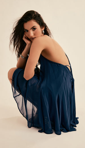 Vestido Salete Marinho