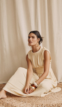 Vestido Patricia Manteiga