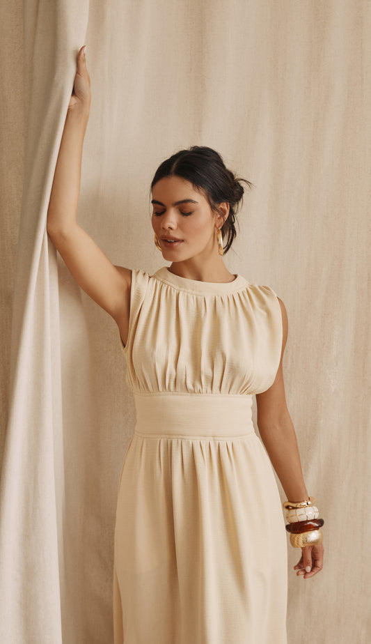 Vestido Patricia Manteiga