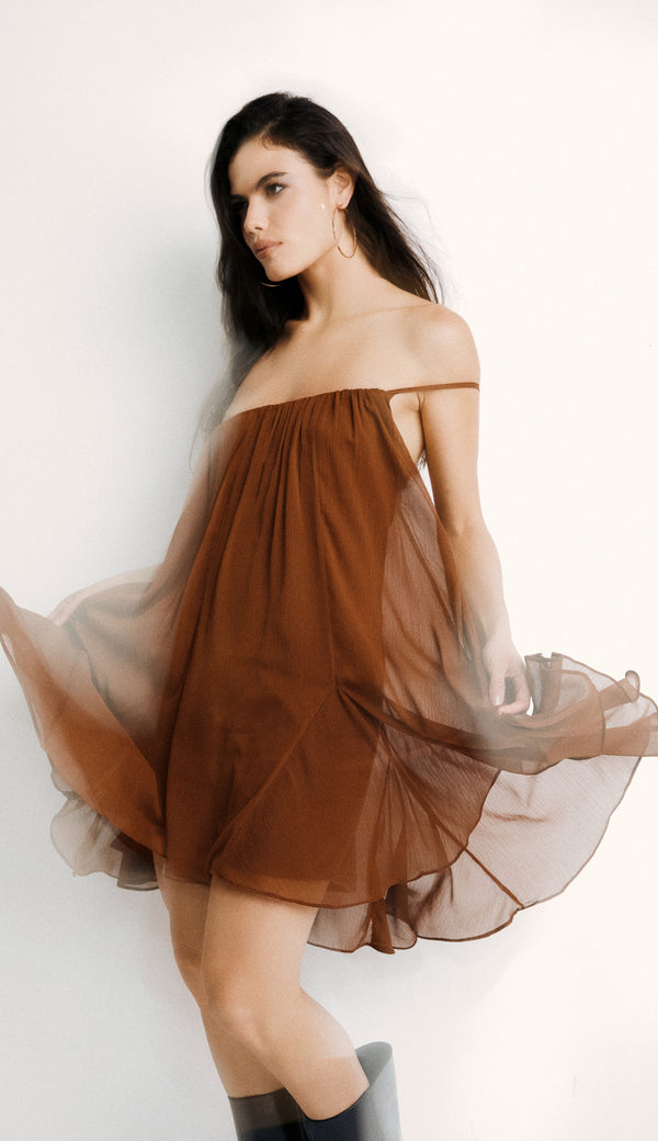 Macaquinho Crepe Chiffon Marta | Laguna