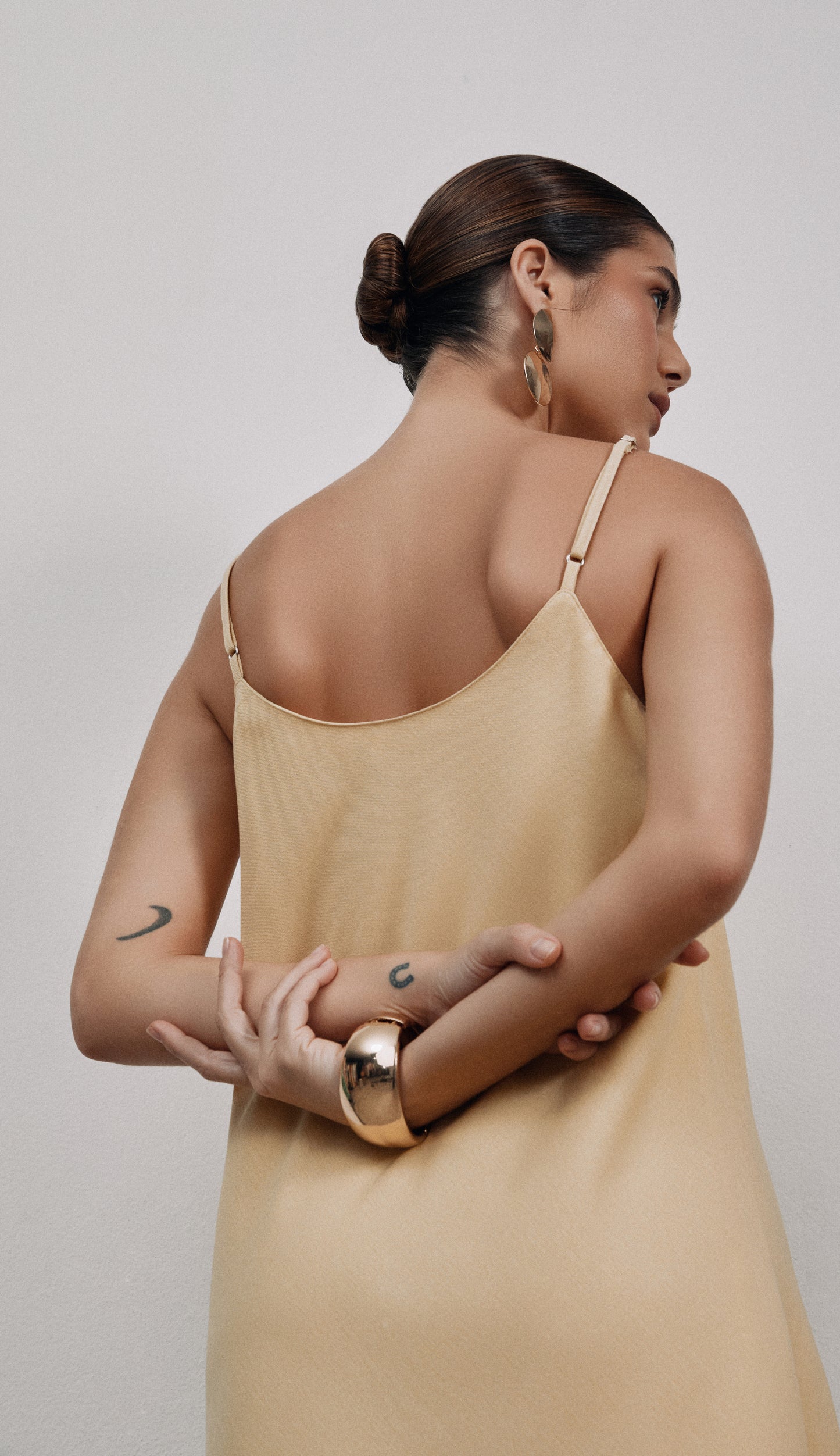 Vestido Laila Manteiga