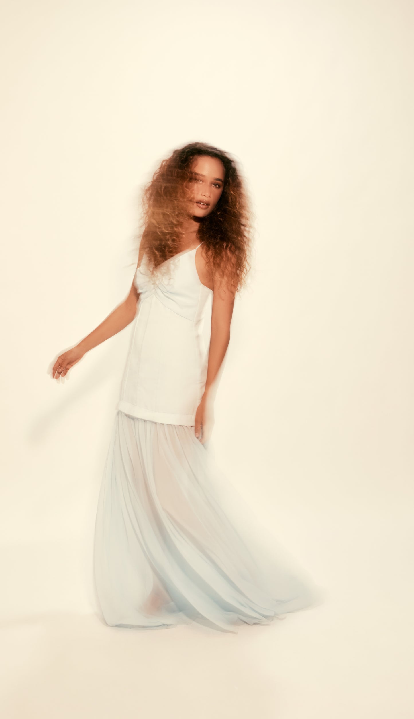 Vestido Lucile Azul Claro