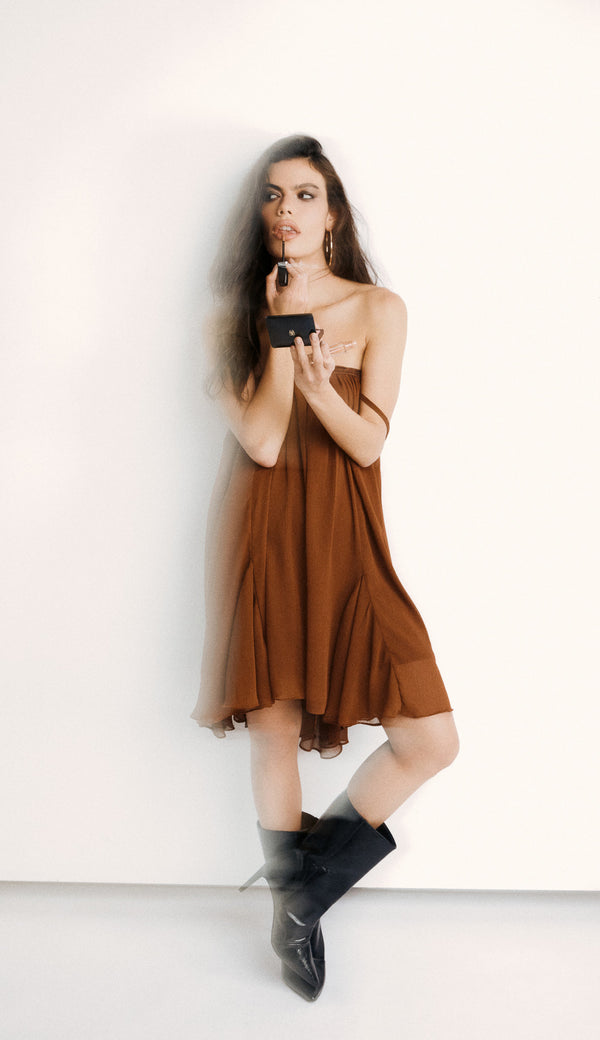 Macaquinho Crepe Chiffon Marta | Laguna
