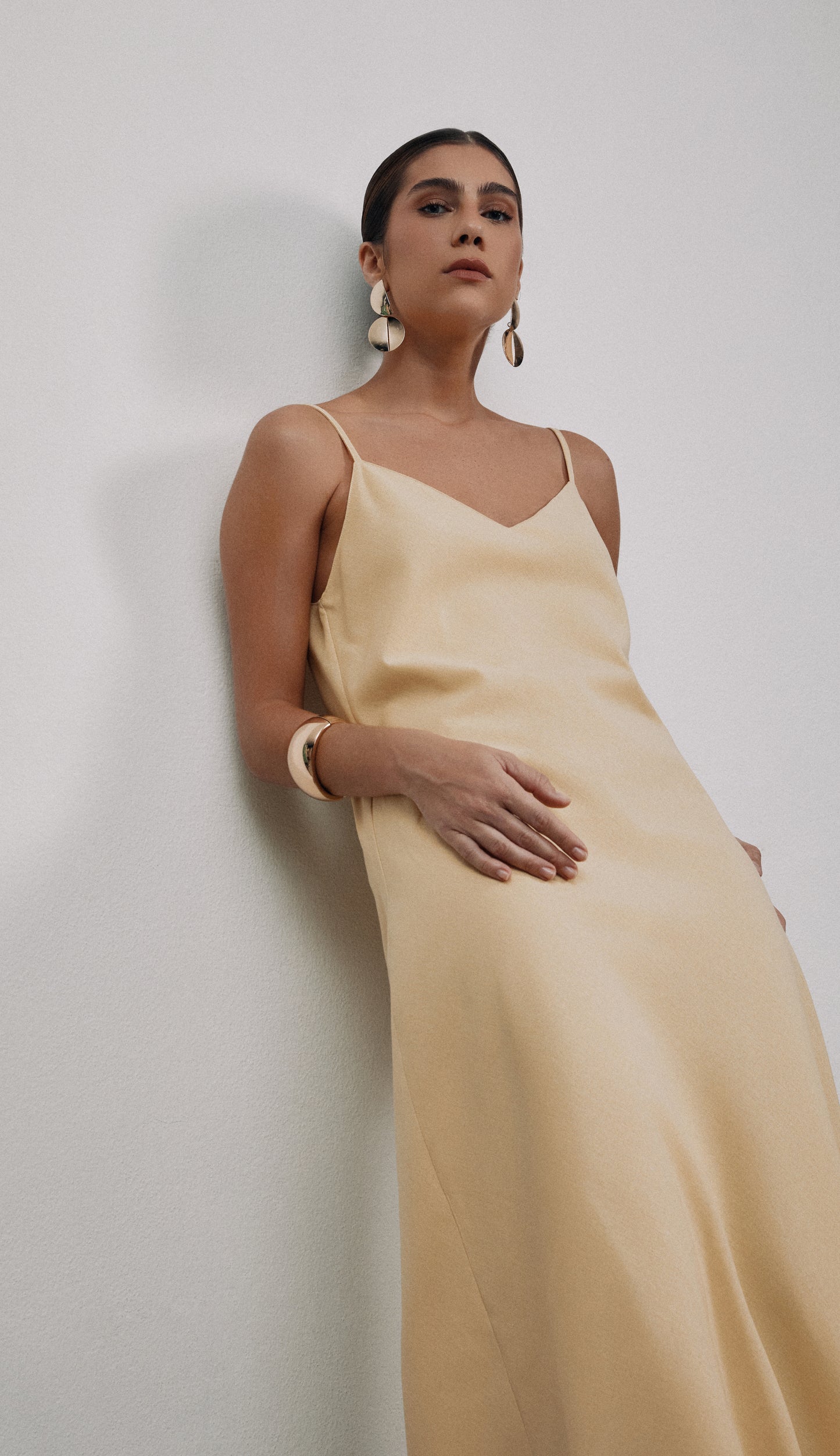 Vestido Laila Manteiga