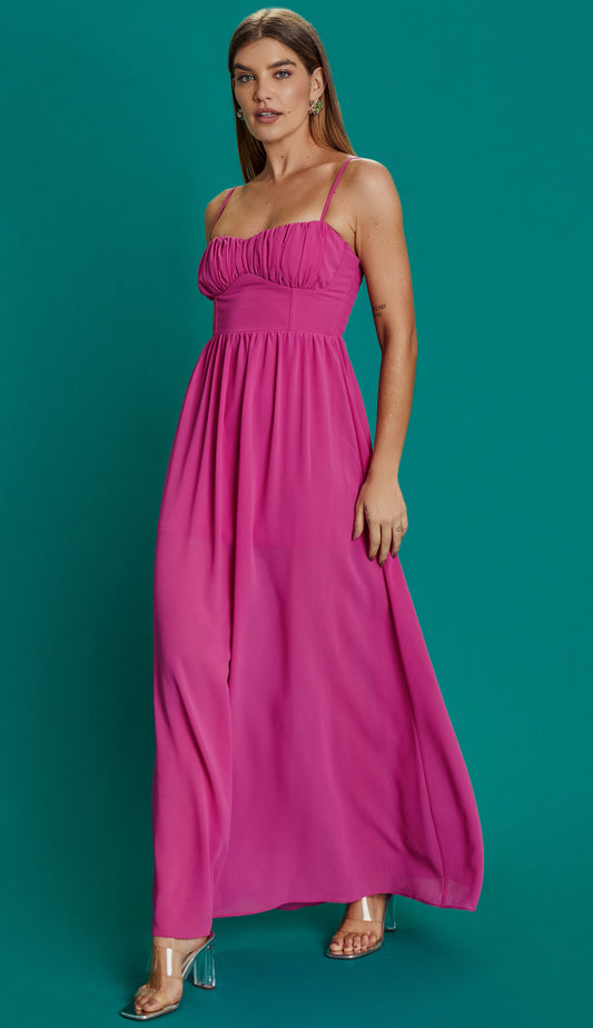 Vestido Clarita Magenta