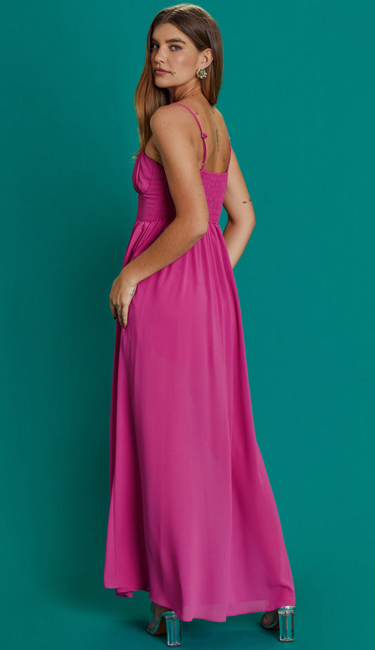 Vestido Clarita Magenta