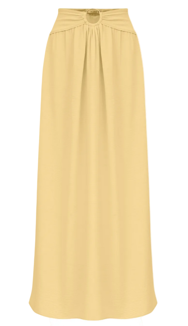 Conjunto em Crepe Texturizado com Efeito Amassadinho Berta Manteiga | Laguna