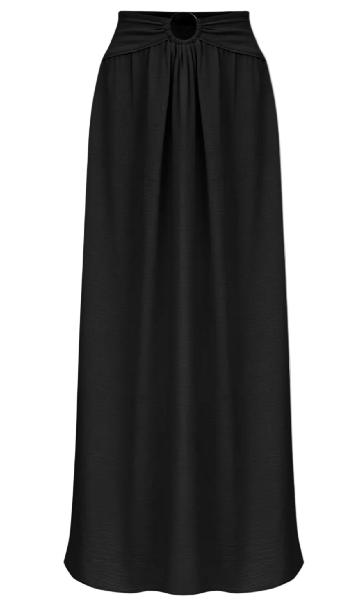 Conjunto em Crepe Texturizado com Efeito Amassadinho Berta Preto | Laguna