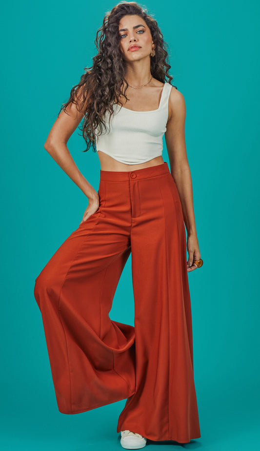 Calça Benedita Caramelo