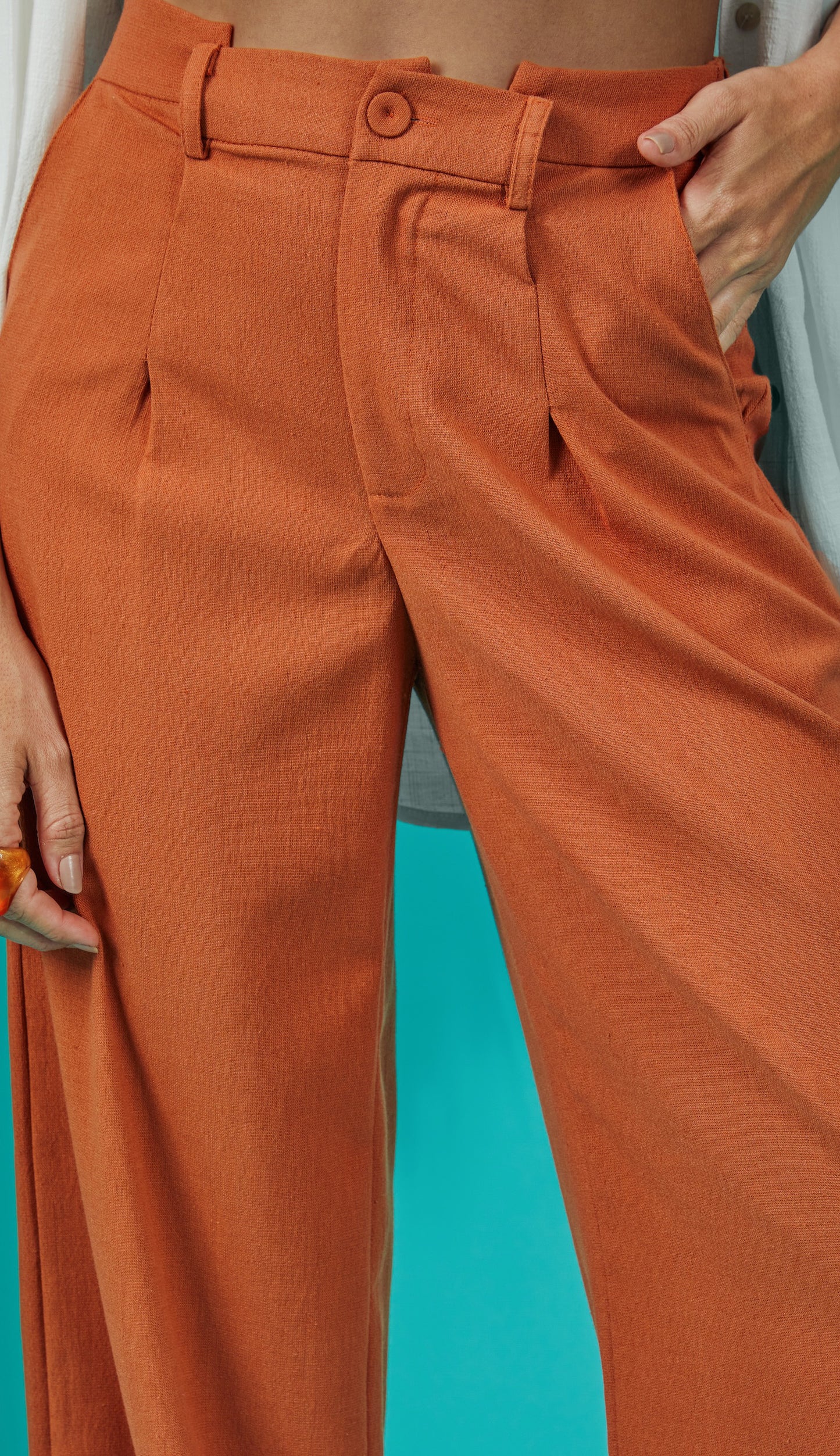 Calça Evangelina Caramelo